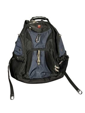 Swiss Gear Black TSA Friendly ScanSmart Laptop Backpack Travel Career School